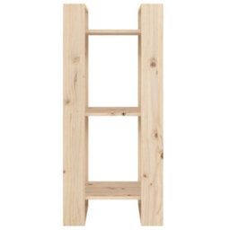 Berkfield Book Cabinet/room Divider 41X35X91 Cm Solid Wood Pine - thumbnail 3