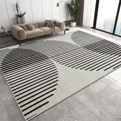 Oxford Homeware Printed Rug, Non-Slip Pets Friendly, Living Room Rugs And Bedroom Rugs, (Jett, 200X290Cm) - image 1