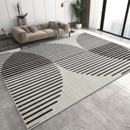 Oxford Homeware Printed Rug, Non-Slip Pets Friendly, Living Room Rugs And Bedroom Rugs, (Jett, 200X290Cm) - thumbnail 1
