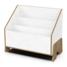 FurniComp LTD Furnicomp Elsie 3-Tier Kids Bookcase- Matt White & Hamilton Oak - thumbnail 5