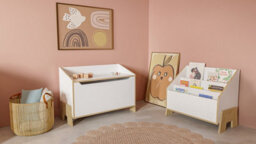 FurniComp LTD Furnicomp Elsie 3-Tier Kids Bookcase- Matt White & Hamilton Oak - thumbnail 7