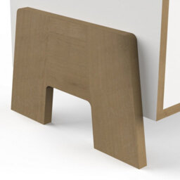 FurniComp LTD Furnicomp Elsie 3-Tier Kids Bookcase- Matt White & Hamilton Oak - thumbnail 3