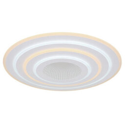 Luminosa Lighting Luminosa Jocelyn Round Integrated Led Semi Flush Ceiling Light White Matt Led Dimmable 2700-6500K Remote Control - thumbnail 9