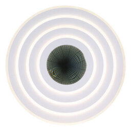Luminosa Lighting Luminosa Jocelyn Round Integrated Led Semi Flush Ceiling Light White Matt Led Dimmable 2700-6500K Remote Control - thumbnail 3
