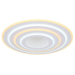 Luminosa Lighting Luminosa Jocelyn Round Integrated Led Semi Flush Ceiling Light White Matt Led Dimmable 2700-6500K Remote Control - thumbnail 5