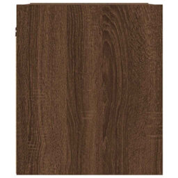 Berkfield Wall-Mounted Bedside Cabinets 2 Pcs Brown Oak 38X34X40 Cm - thumbnail 8