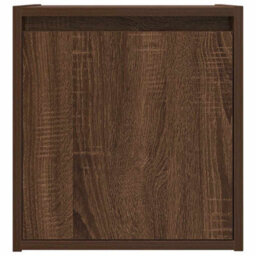 Berkfield Wall-Mounted Bedside Cabinets 2 Pcs Brown Oak 38X34X40 Cm - thumbnail 7