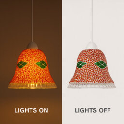 Glass Lamp Shade Pendant Light Handcrafted Mosaic Ceiling Light Shade For Pendant Lighting,decorative Hanging Lamp Shades - thumbnail 4