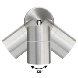 Long Life Lamps Company Adjustable Outdoor Wall Light Stainless Steel Ip44 Zlc010 - thumbnail 3