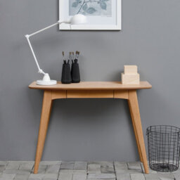 Furniture To Go Woodstock 1 Drawer Office Desk In Oak - thumbnail 5