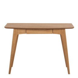 Furniture To Go Woodstock 1 Drawer Office Desk In Oak - thumbnail 2