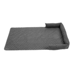 Thehotsale 75X120Cm Waterproof Pet Bed Furniture Protector Mat Dog Sofa Cover With Pillow, Dark Grey - thumbnail 5