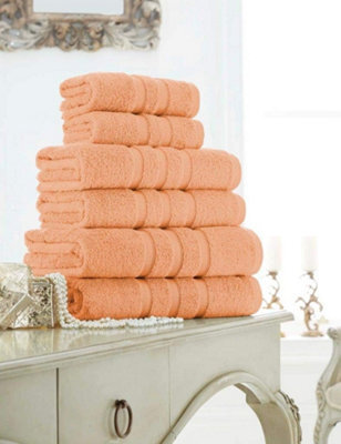 Gc Gaveno Cavailia 2 Pack Zero Twist Bath Towel 70X120 Peach Quick Absorbent & Super Soft Towels