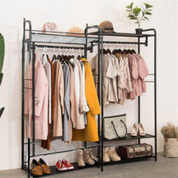 Fativo 161Cmh Heavy Duty Clothes Rail Display Rack Coat Hat Stand Free Standing Garment Shelf - thumbnail 9