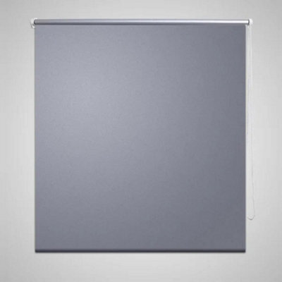 Berkfield Roller Blind Blackout 40 X 100 Cm Grey - image 1
