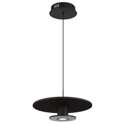 Luminosa Lighting Luminosa Carter Pendant Ceiling Light Matt Black Led 3000K - image 1