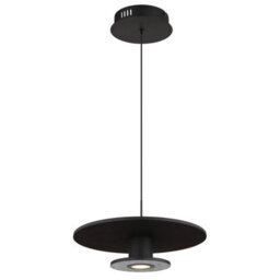 Luminosa Lighting Luminosa Carter Pendant Ceiling Light Matt Black Led 3000K