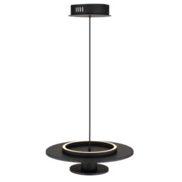 Luminosa Lighting Luminosa Carter Pendant Ceiling Light Matt Black Led 3000K - thumbnail 4