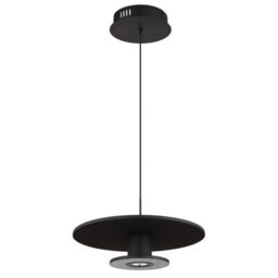 Luminosa Lighting Luminosa Carter Pendant Ceiling Light Matt Black Led 3000K - thumbnail 2