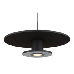 Luminosa Lighting Luminosa Carter Pendant Ceiling Light Matt Black Led 3000K - thumbnail 3