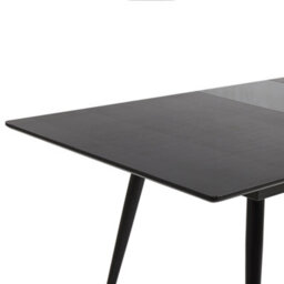 Beliani Extending Dining Table Maldon Black 160/200 Cm 90 Cm - thumbnail 7