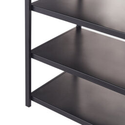 Beliani Outdoor Kitchen Island With Sink Avetrana Metal Black - thumbnail 9