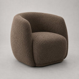 Where Saints Go Ltd Armchair George Syrup Brown Sherpa Fabric Tub Frame 66Cm By Where Saints Go - thumbnail 2