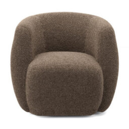 Where Saints Go Ltd Armchair George Syrup Brown Sherpa Fabric Tub Frame 66Cm By Where Saints Go - thumbnail 3