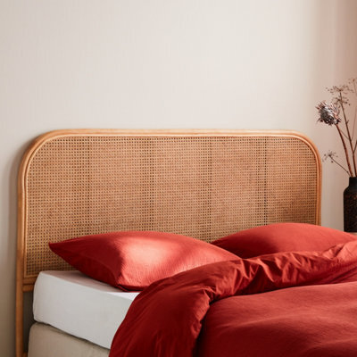 Sweeek - Natural Rattan And Cane Headboard Sumatra 160X3X110 Cm - image 1