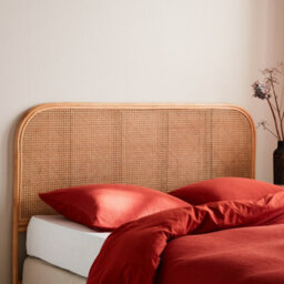 Sweeek - Natural Rattan And Cane Headboard Sumatra 160X3X110 Cm - thumbnail 1