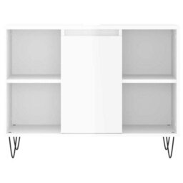 Vidaxl Bathroom Cabinet High Gloss White 80X33X60 Cm Engineered Wood - thumbnail 5