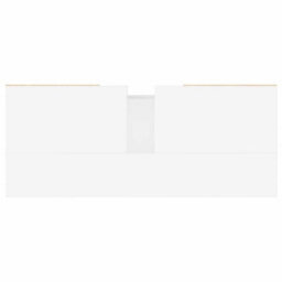 Vidaxl Bathroom Cabinet High Gloss White 80X33X60 Cm Engineered Wood - thumbnail 9