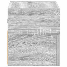 Berkfield Wall-Mounted Bedside Cabinets 2 Pcs Grey Sonoma 45X26X28.5 Cm - thumbnail 6