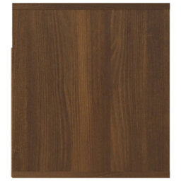 Berkfield Wall-Mounted Bedside Cabinets 2 Pcs Brown Oak 50X36X40 Cm - thumbnail 8