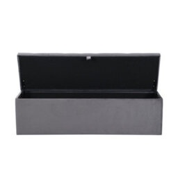 BTM Velvet Upholstered Bench Seat Bed Stool Bench With Storage 135X41X42 Cm Grey - thumbnail 9