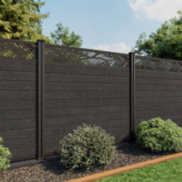 North Valley Composites Pack Of 3 Composite Garden Trellis Leaf Design 1850mm X 300mm - thumbnail 2