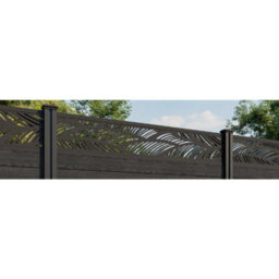 North Valley Composites Pack Of 3 Composite Garden Trellis Leaf Design 1850mm X 300mm - thumbnail 1