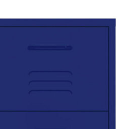 Walplus Drawer Cabinet Navy Blue 80X35X101.5 Cm Steel - thumbnail 7