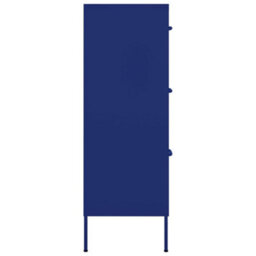 Walplus Drawer Cabinet Navy Blue 80X35X101.5 Cm Steel - thumbnail 4