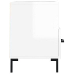 Berkfield Tv Cabinet High Gloss White 80X36X50 Cm Engineered Wood - thumbnail 7