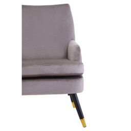 Orsina Mink Velvet Armchair, Built To Last Lounge Chair, Easy To Maintain Velvet Chair, Reliable Armchair - thumbnail 5