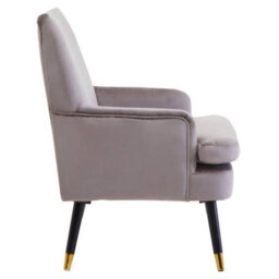 Orsina Mink Velvet Armchair, Built To Last Lounge Chair, Easy To Maintain Velvet Chair, Reliable Armchair - thumbnail 3