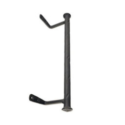 Towel Holder Rail Wall Mounted Vintage Matt Black Iron Kitchen Bathroom Hanger - thumbnail 5