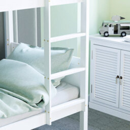 Lassic Junior Vida Gemini Detachable Solid Pine Bunk Bed With Double Underbed Drawers, White - thumbnail 8