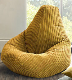 Beautiful Beanbags Childrens Highback Jumbo Cord Beanbag Ready Filled Bean Bags - thumbnail 2