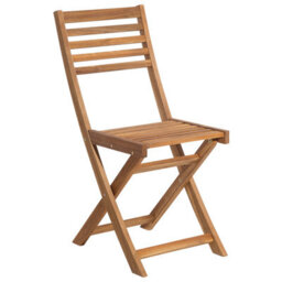 Beliani Bistro Set With Cushions Fiji Acacia Wood Yellow - thumbnail 9