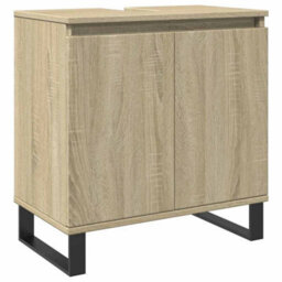 Walplus Bathroom Cabinet Sonoma Oak 58X33X60 Cm Engineered Wood - thumbnail 2