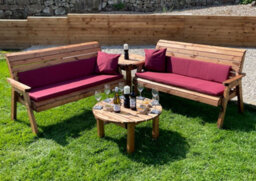 Charles Taylor Trading Six Seater Balmoral Corner Set With Round Coffee - thumbnail 3