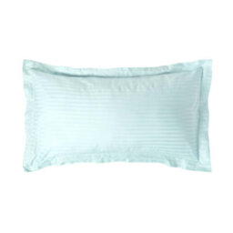 Homescapes Aqua Blue Egyptian Cotton Ultrasoft Kingsize Oxford Pillowcase 330 Tc