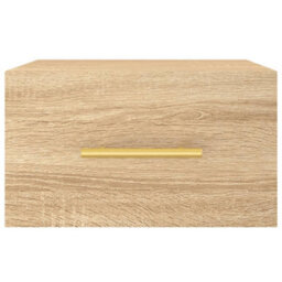 Berkfield Wall-Mounted Bedside Cabinet Sonoma Oak 35X35X20 Cm - thumbnail 5